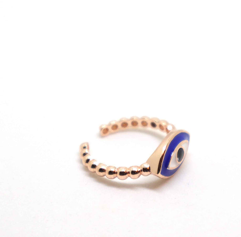 Evil Eye Adjustable Ring