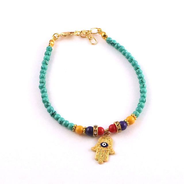 Turquoise Hamsa Bracelet