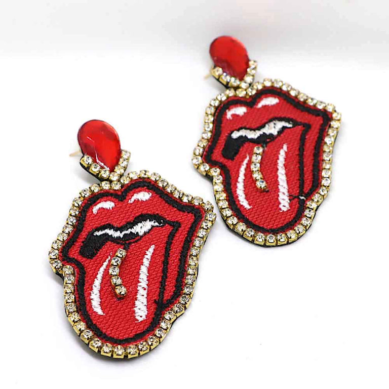 Boho Gold Rolling Stones Earrings