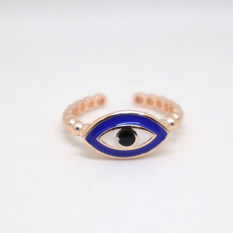 Evil Eye Adjustable Ring