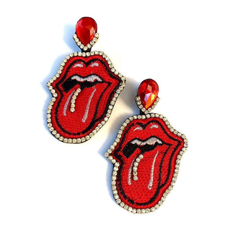 Boho Gold Rolling Stones Earrings