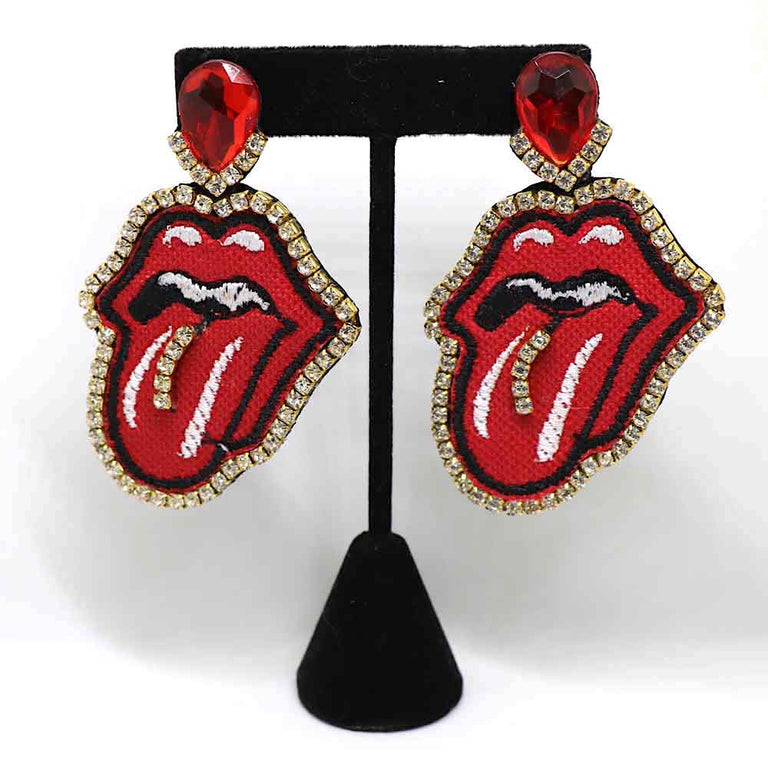 Boho Gold Rolling Stones Earrings